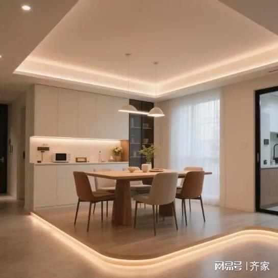 家的现代简约餐厅温馨到犯规！CQ9电子中国网站哇塞 这(图3)